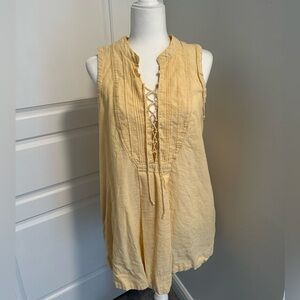 Free People | Yellow & White Stripe Dress